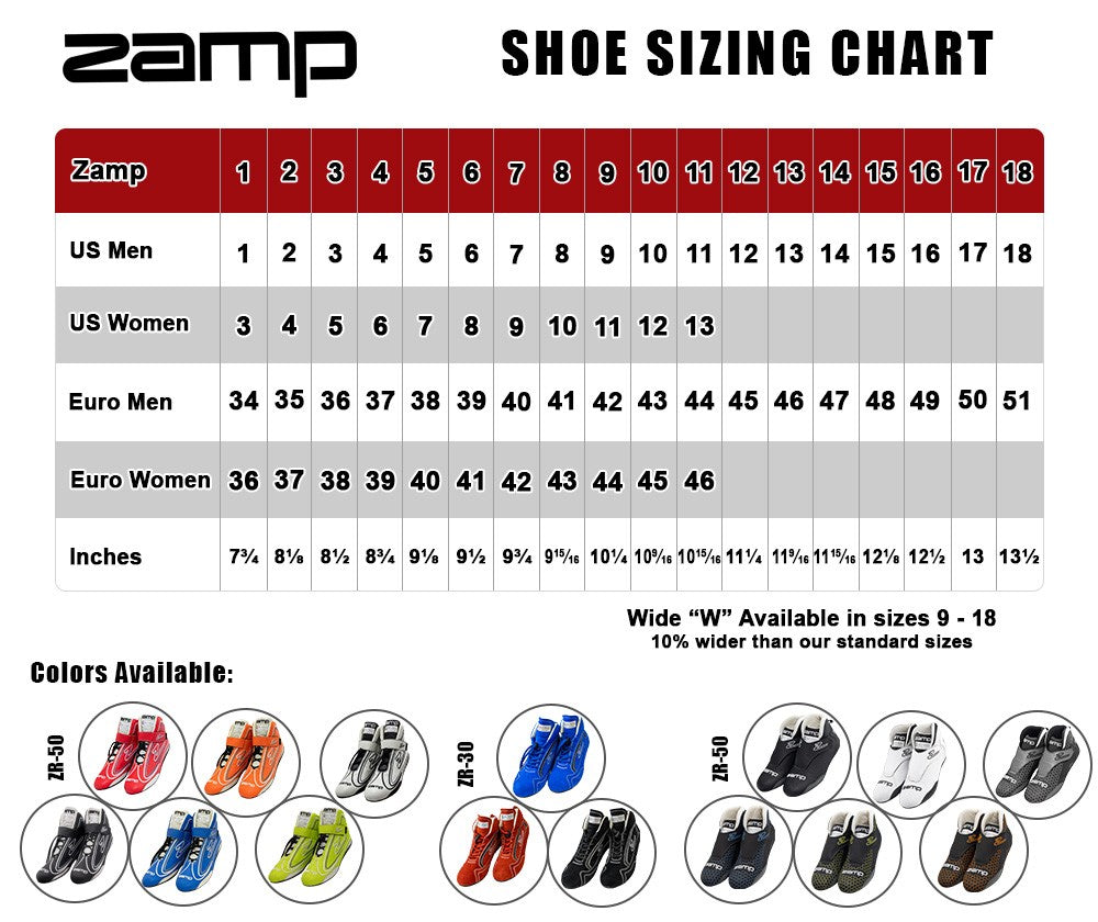 ZAMP - ZR-60 Honeycomb Race Shoes SFI 3.3/5, Grey