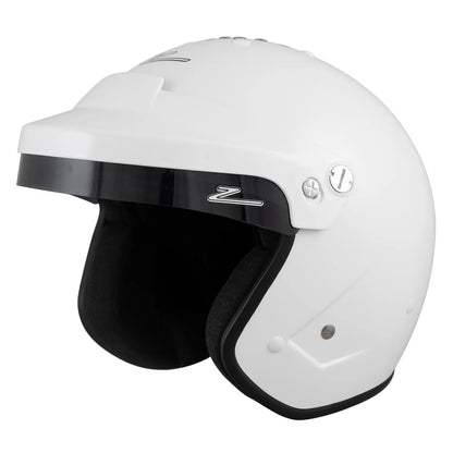 ZAMP RZ-18H Open-Face Helmet, Snell SA-2020 - Gloss White