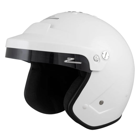 ZAMP RZ-18H Open-Face Helmet, Snell SA-2020 - Gloss White