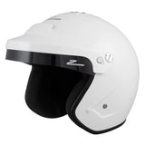 ZAMP RZ-18H Open-Face Helmet, Snell SA-2020 - Gloss White