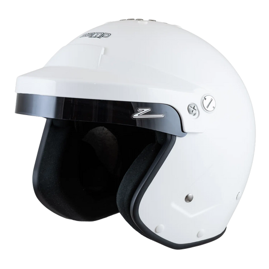Zamp - RZ-19S Snell SA-2025 open face helmet, white
