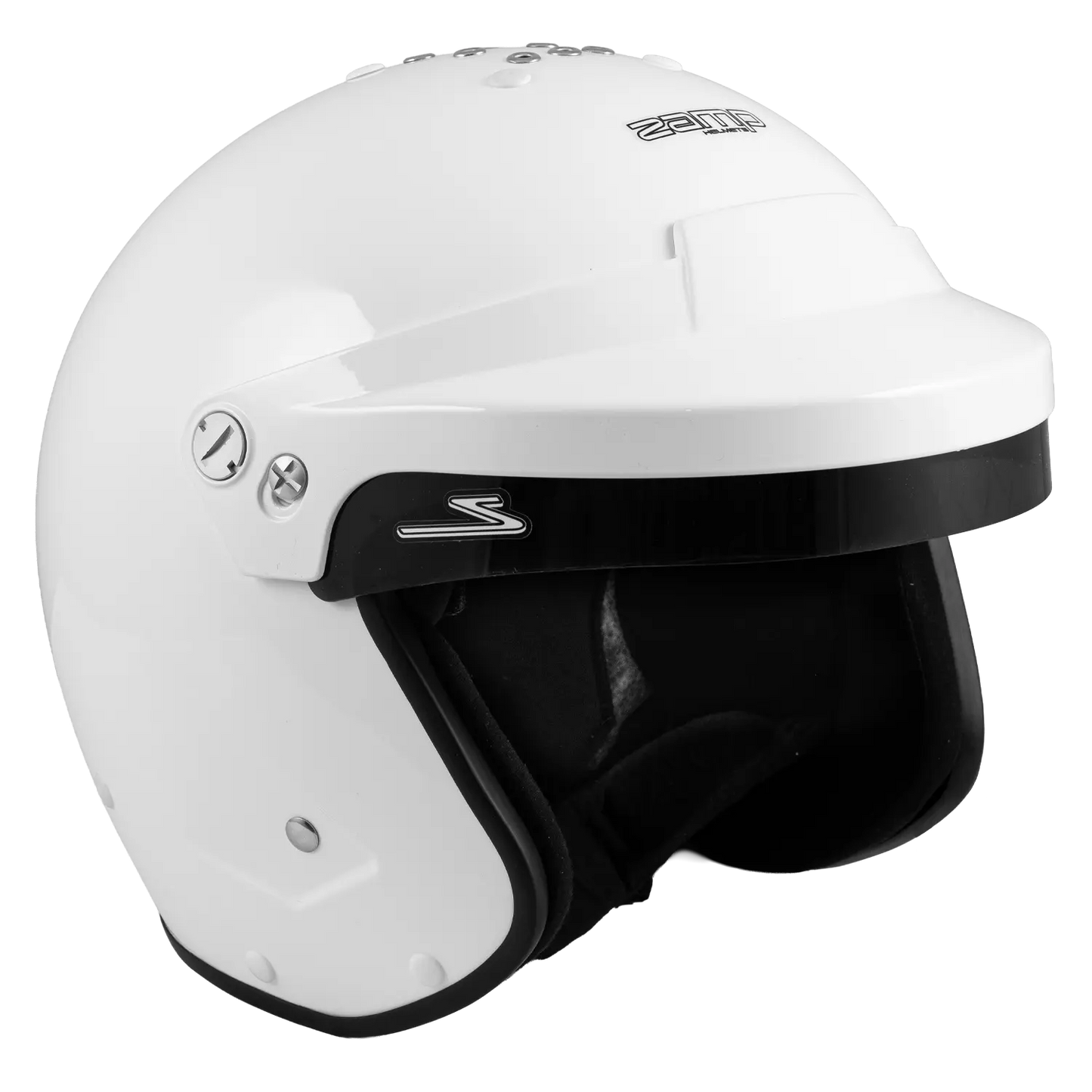 Zamp - RZ-19S Snell SA-2025 open face helmet, white