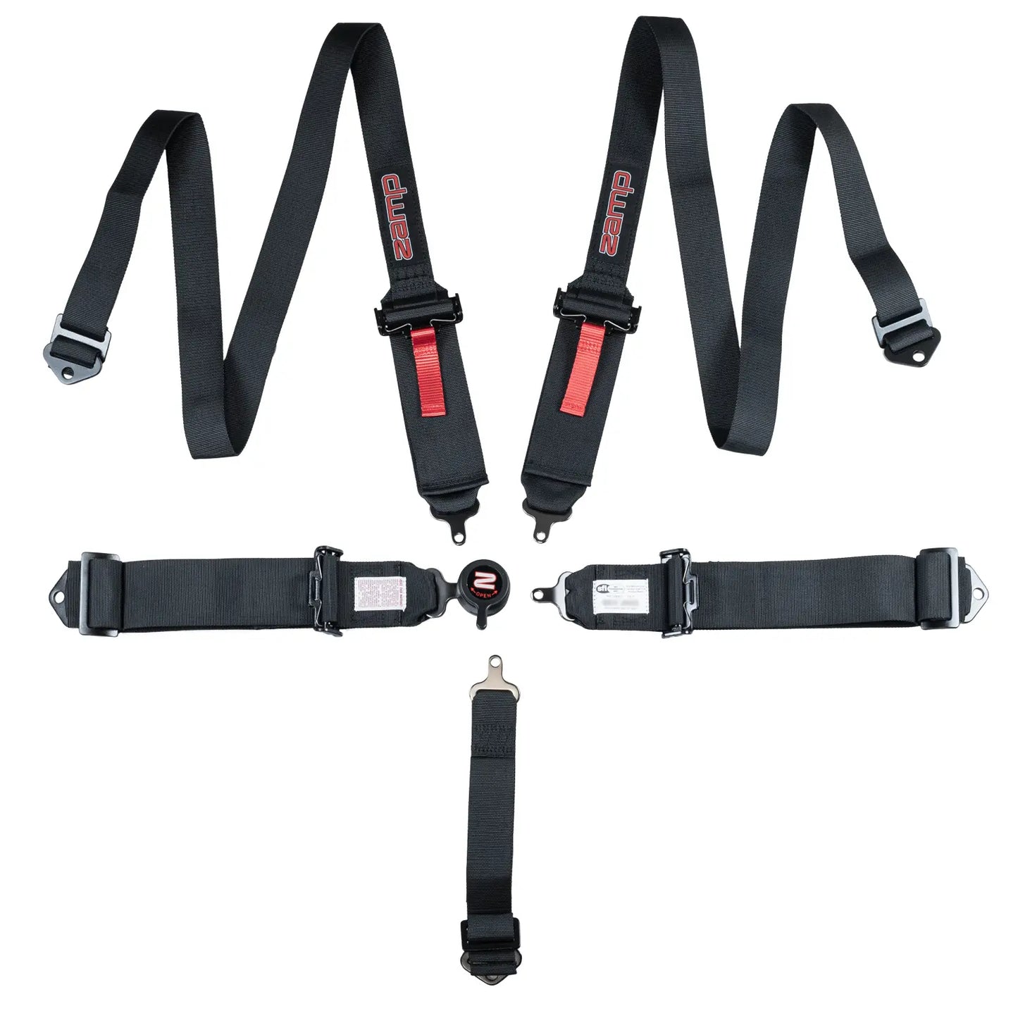 Zamp - SFI 16.1 3"/2" 5-Point Pull Down(Out) Seat Harness