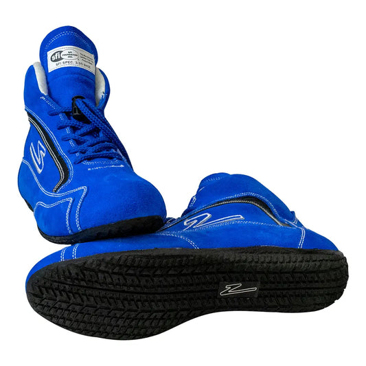 Zamp - ZR-30 Race Shoes SFI 3.3/5, Black, Blue & Red