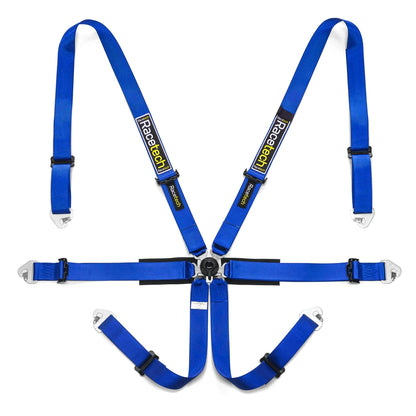 Racetech - Pro International 6-Point Harness - FIA Approved 2inch, Black