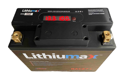 Lithiumax RACE7+700CA 15Ah Li 45Ah PbEq LiFePO4 engine starter battery light weight race battery