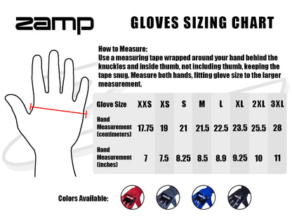 ZAMP - ZR-50 Race Gloves, SFI 3.3/5